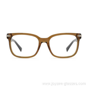 Cheap Ready Stock Full Rim Rectangle Acetate Tortoise Temples Eyewears